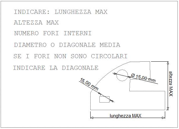 puoi allegare disegno CAD